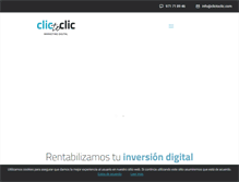 Tablet Screenshot of clictoclic.com